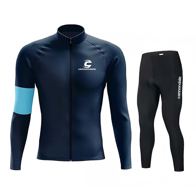 Mountain Biking Long Sleeve Shirt - Мужской тонкий велосипедный трикотаж Cannondale с