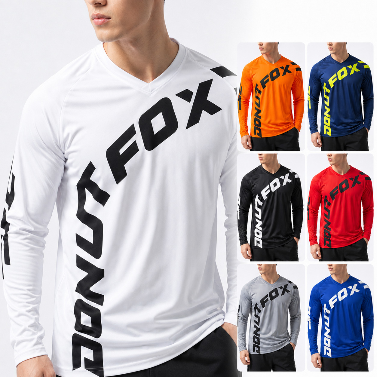Mountain Biking Long Sleeve Shirt - Мужская рубашка с длинным рукавом для