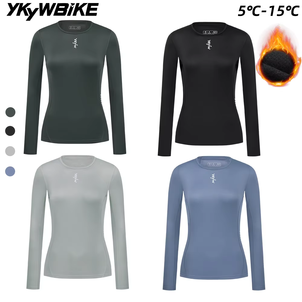 Mountain Biking Jersey - Женская термобелье для велоспорта YKYWBIKE, зимняя/осенняя