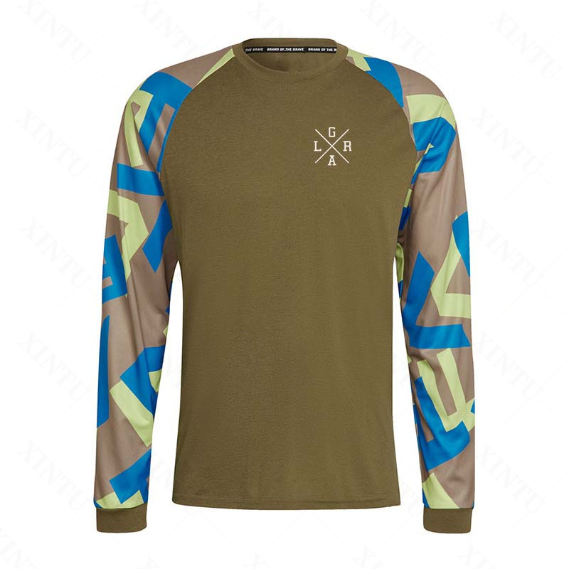 Мужская мотоциклетная футболка – обзор и цена Mountain Biking Long Sleeve Shirt